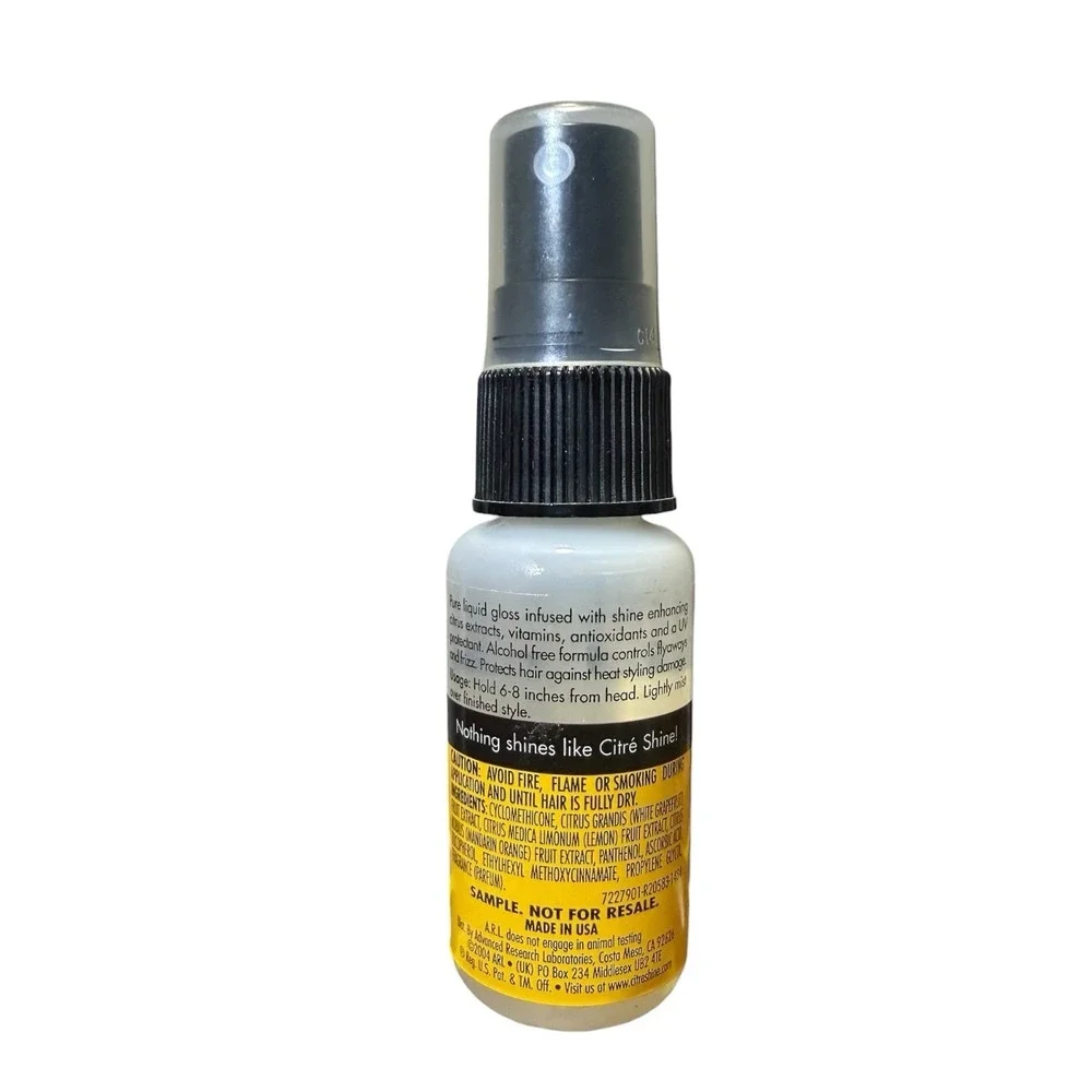 (1) Citre Shine Mist Anti-Frizz Spray Laminator Original Formula 1.25 fl oz New